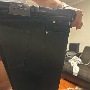 Etro Men's Skinny Jeans in Black